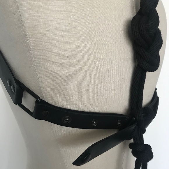 Leather & Rope Harness - Picture 3 of 3